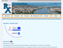 Tablet Screenshot of mediradiopharma.com